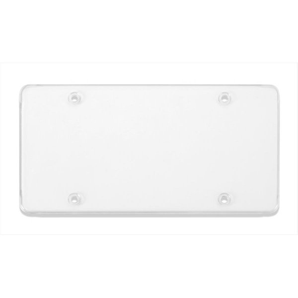 Striker Tuf Flat Novelty License Plate shield, Clear ST55975